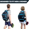 Pickleball Bag for Men and Women - Fits 2 to 4 Paddles - Shoe Compartment, Fence Hook, Storage Pockets for Water Bottles, Pickleballs, Clothing, Racquet/Paddle Storage - Pickle Ball Backpack