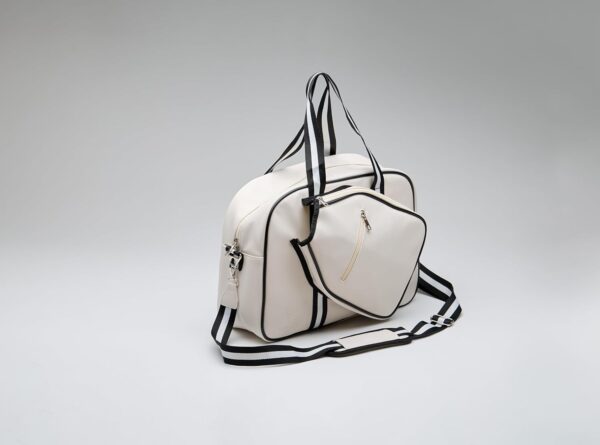 Luxury White Pickleball Tote Bag - Stylish & Durable Pickleball Bags for Women