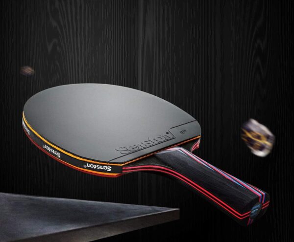 Senston Professional Table Tennis Paddles Advance Intermediate Ping Pong Paddles Set of 2, Table Tennis Racket with Carry Case…