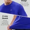 Haimont Men's Running T-Shirt Dry Fit Crewneck Athletic Tee Shirts Moisture Wicking Short Sleeve Stretchy Workout Gym