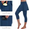 ANIVIVO Skirted Legging for Women, Yoga Legging with Skirts &Women Tennis Leggings Clothes Pockets
