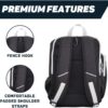 Pickleball Bag for Men and Women - Fits 2 to 4 Paddles - Shoe Compartment, Fence Hook, Storage Pockets for Water Bottles, Pickleballs, Clothing, Racquet/Paddle Storage - Pickle Ball Backpack