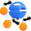 Match Buddy Pickleball Trainer, Rebound Practice Trainer with Adjustable Cord, Stable Water-Fill Base, Indoor and Outdoor Pickleball Training Aid