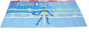 Luqeeg Pickleball Training Pad, Wall Mounted Pickleball Trainer, Portable Pickleball Practice Rebounder Training Aid, with Multiple Target Zones for Indoor and Outdoor Training Court
