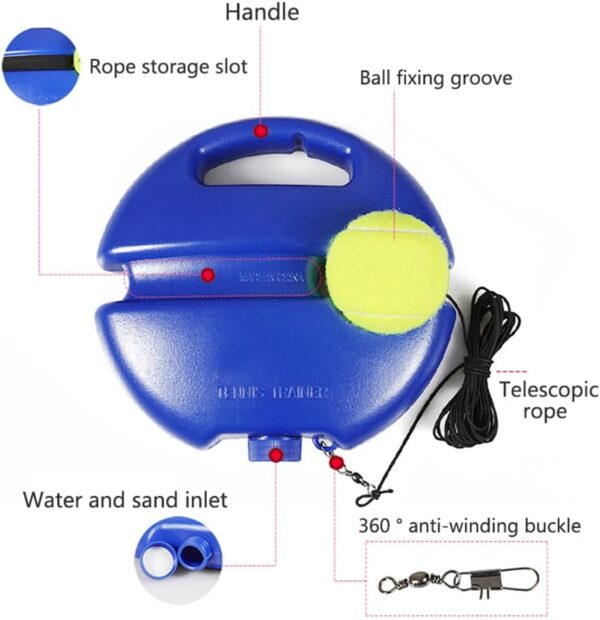 Match Buddy Pickleball Trainer, Pickleball Trainer Match Buddy Pickleball Trainer Portable for All Skill Levels Single Player Pickleball Trainer Rebound