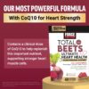 Force Factor Total Beets Blood Pressure Support Supplements with Beet Powder, Great-Tasting Beets Chewables for Heart-Healthy Energy, and Increased Nitric Oxide, 60 Chews