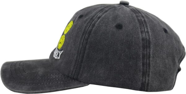 Pickleball Hats for Men Women, Adjustable Embroidered Cotton Dink Responsibly Pickleball Baseball Cap