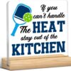 Pickleball Gifts for Women Men, Funny Pickleball Gifts, Pickleball Lover Gifts Women Men, Pickleball Player Gift, Pickleball Acrylic Desk Sign Decor (4 x 4 Inches)