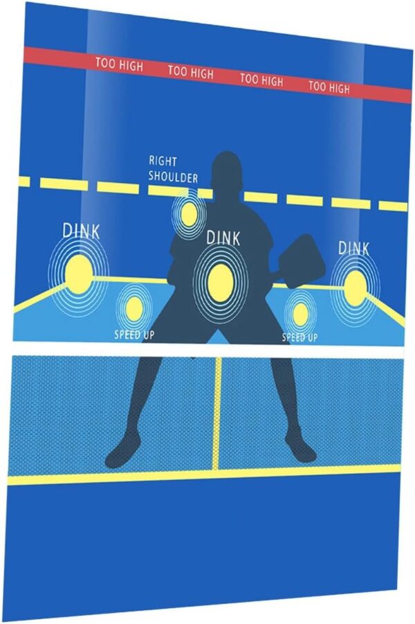 Pickleball Dink Pad Pickleball Practice Poster Training Aid Pickleball Practice Equipment for Exercise Beginners Men Women