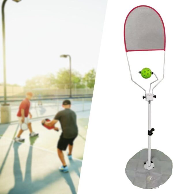 Pickleball Training Aid Pickleball Topspin Trainer Practical Tennis Training Adjustable Height Pickleball Trainer for Adults