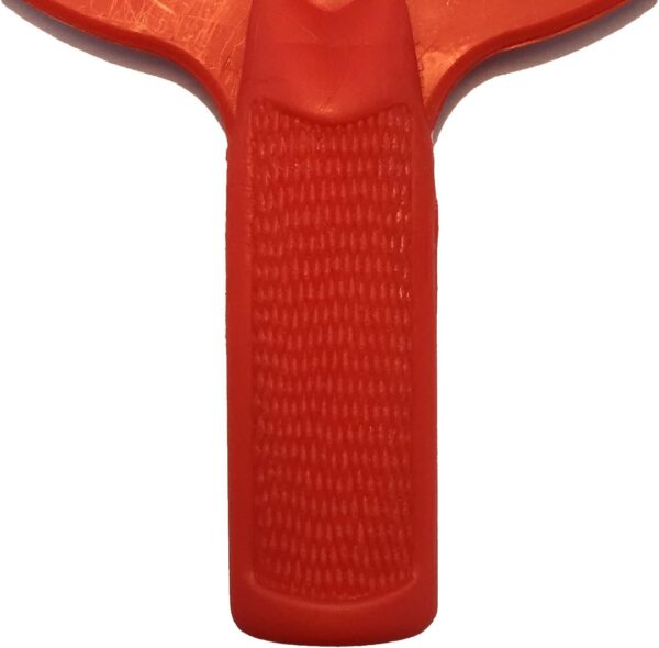 Plastic Ping Pong Paddles - Complete Set of 4 Durable Multi-Color, Blue, Red, Green, Yellow Paddles for Kids or Outdoor Tables at Camp, Vacation, Rec Centers. Textured for Easy Grip and Light Spin.