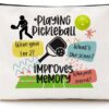 Pickleball Gifts Funny Makeup Bag Pickleball Accessories Cosmetic Bag Pickleball Zipper Pouch Pickleball Lover Gifts for Women Lovers Player Coach Grandma Mom Christmas Birthday Gifts
