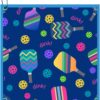 Pickleball Gift, Pickleball Towel, Pickleball Accessories for Women, Microfiber & Cotton Athletic Towels with Carabiner Clip, Pickle Ball Gifts, Pickleball Gear (Blue Dink)