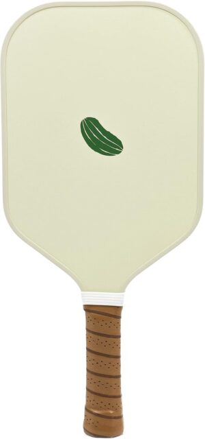 Pickleball Paddle | Luxury, Stylish, Fiberglass Surface with High Grit and Spin, Extended Handle, 11mm