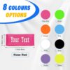 2 Pcs Custom Pickleball Paddle Name Bands - Personalized Silicone Ring Grip Bands for Paddles Grip on Racket Racquetball for Pickleball Lovers