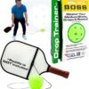 BOSS Pickleball Trainer Ball with String - Pickleball Rebounder for Dink Practice & Hand Eye Coordination