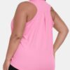 MoFiz Womens Plus Size Sleeveless Golf Shirt V-Neck Collared Golf Polos Athletic Tennis Racerback Tank Tops