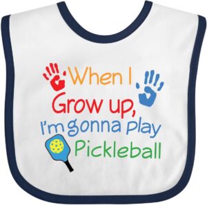 inktastic Future Pickleball Player Baby Bib
