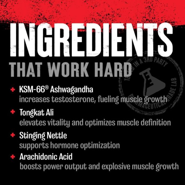 Animal Test Testosterone Booster for Men - Male Enhancing Supplement Libido Booster for Strength Athletes & Bodybuilders to Increase Stamina, Endurance, Muscle Growth, All-in-One Packs – 21 Day Cycle