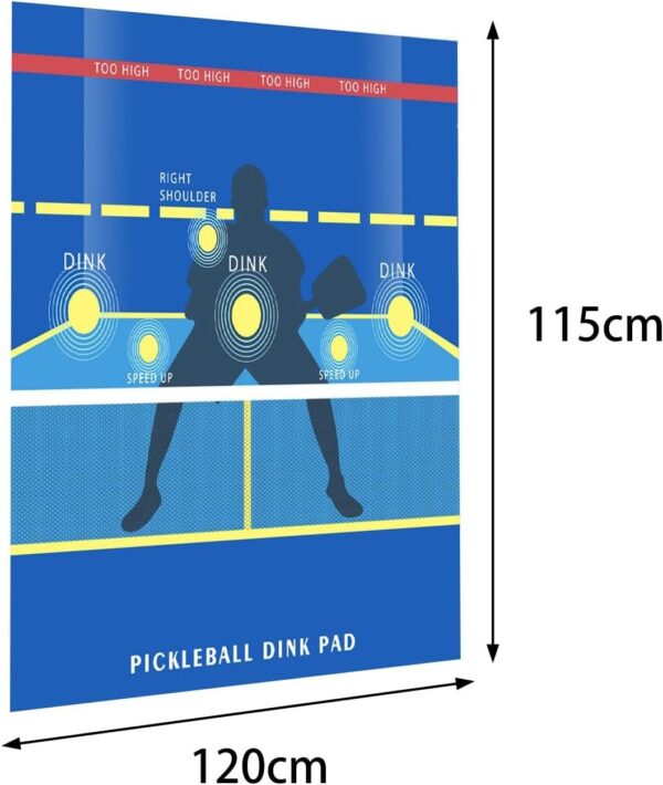 Pickleball Dink Pad Pickleball Training Pad Wall Practice Rebounder Aid Pickleball Practice Rebounder for Gym Wall Beginners