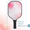 Pickleball Paddles, USAPA Approved Carbon Fiber Pickleball Paddle, Polypropylene Honeycomb Core Pickleball Racket Sets with Wristband & Paddle Cover, Pickleball Gifts for Beginners