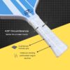 Pickleball Paddle Set for Couples Women Kids | Cute Aesthetic USAPA Approved | 2 Textured Paddles, 4 Balls, 1 Carrying Bag | Lightweight 8oz, 16mm Core, 16.5” Length