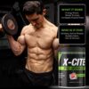 ATHLEAN-X X-CITE Pre-Workout Supplement - Boost Energy, Endurance, and Focus with Natural Ingredients - Jolly Watermelon Pucker