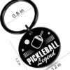 Ikacvb Funny Pickleball Gifts For Women Men Best Gifts For Pickleball Lovers Player Pickleballs Accessories Pickle Balls Keychain Christmas