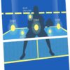 Pickleball Dink Pad Pickleball Practice Poster Training Aid Pickleball Practice Equipment for Exercise Beginners Men Women