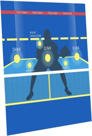 Pickleball Dink Pad Pickleball Practice Poster Training Aid Pickleball Practice Equipment for Exercise Beginners Men Women
