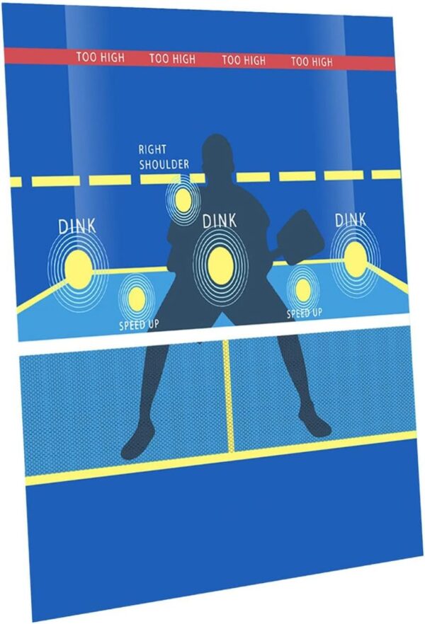 Pickleball Dink Pad Pickleball Practice Poster Training Aid Pickleball Practice Equipment for Exercise Beginners Men Women