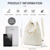 Drawstring Backpack Gym Bag for Women Small Workout Sports Bag for Men Cinch Gym Backpack Shoulder Tote Bag for Women
