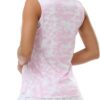 Women's Sleeveless Tennis Shirt Golf Shirts for Women Quick Dry Pickleball Shirts UPF 50+ Sportswear T-Shirts with Zipper