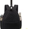 Sucipi Tennis Bags for Women, Quilted Tennis Racket Bag Backpack for Tennis Racquet, Pickleball Paddles, Badminton