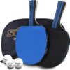 Senston Ping Pong Paddles Table Tennis Paddle for Entertainment or Competition - Ping Pong Paddle Set with Advanced Speed, Control
