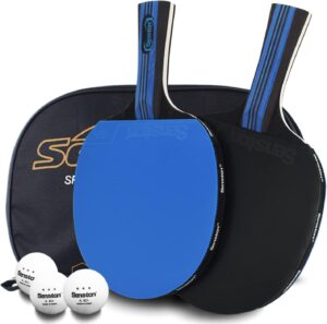 Senston Ping Pong Paddles Table Tennis Paddle for Entertainment or Competition - Ping Pong Paddle Set with Advanced Speed, Control