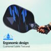 niupipo Pickleball Paddles Set of 2/4, USAPA Approved Lightweight Pickleball Rackets, Durable Fiberglass Surface with Polypropylene Honeycomb Core, Cushion Grip and Carry Bag