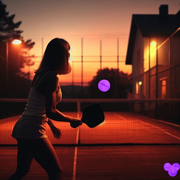 PickleStar LED Light Up Pickleball Balls, Glow in The Dark Pickleball Balls, Offcial Size OutdoorPickleBalls with Light 4 Pack LED Light Up Pickle Balls, Unique Gift for Pickleball Lovers