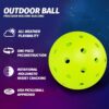 LEEKEY Pickleball Paddles Set of 2 - USAPA Approved Fiberglass Pickleball Racket, Racquet Made of Polypropylene Honeycomb Core,Lightweight Design Pickleball Paddles for Men Women Beginners