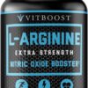 Extra Strength L Arginine Capsule 1500mg - Nitric Oxide Supplements for Stamina, Muscle, Vascularity & Energy - Powerful NO Booster with L-Arginine, L-Citrulline & Essential Amino Acids