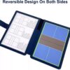 Premium Dry Erase Magnetic Pickleball Coaching Coach Board Clipboard, Pickleball Dry Erase Coaches Clipboard, Dry Erase Marker Board, Double-Sided, Training Aids Equipment Gear