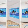 Pickleball Training Dink Pad Master Practice Aid Soft Feeling Fabric Material for Indoor & Outdoor Use Precision & Game Improvement