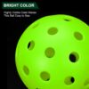 PATIKIL Outdoor Pickleball Balls Holes Pickleball Balls for Amateurs Indoor Outdoor Sport