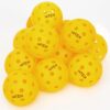 Outdoor Pickleballs, USAPA Approved Pickleballs Balls, 12 Pack 40 Holes Outdoor Pickleball Balls, High Bounce True Flight & Durable for All Skill Levels