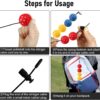 Pickleball Storage Cable Chord, Innovative Pickleball Ball Holder, Fashion Pickleball Storage Accessories, Save Space