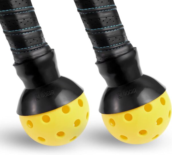 QOGIR Pickleball Ball Retriever: Easy Pick Up Without Bending Over, Fits Any Paddle