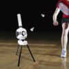 Automatic Badminton Serve Machine Badminton Training Machine Robot Shuttlecock Feeder Machine for Sport Pace Training