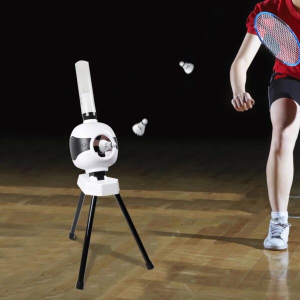 Automatic Badminton Serve Machine Badminton Training Machine Robot Shuttlecock Feeder Machine for Sport Pace Training