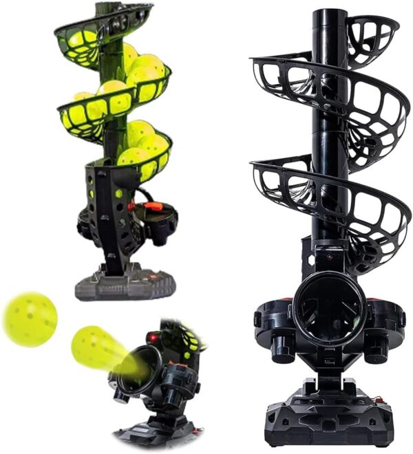 Automatic Pickleball Launcher Machine, Portable Pickleball Thrower, Tosser for Pickleball Practice, Ball Server, Pickleball Training Equipment, for All Tennis Players