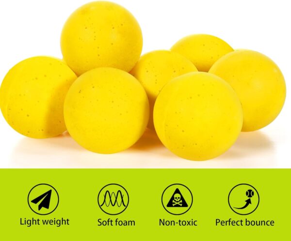 Foam Tennis Balls for Adult Practice Yellow Soft Foam Tennis Balls Bulk for Beginners Man Trainin